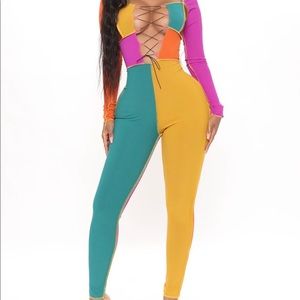 Colorblock Jumpsuit